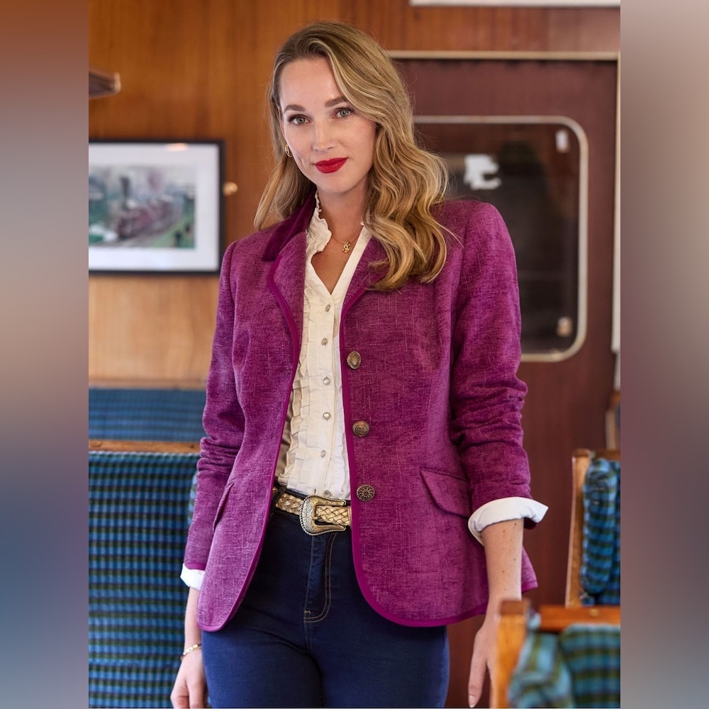 NWT Joe Browns Purple Single Breasted Jacket